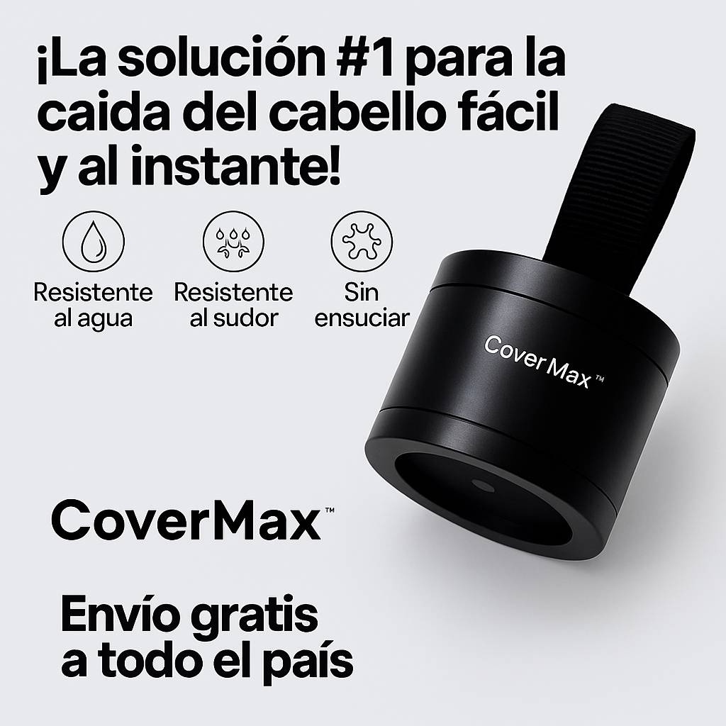 CoverMax™ – Camuflaje Capilar Profesional